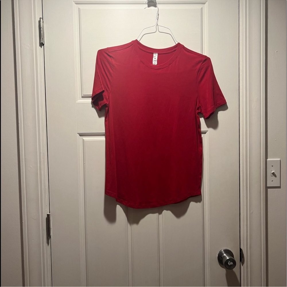 Lululemon love crew tshirt dark red size 4
